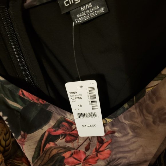 Brand New City Chic Tropical Print Maxi Dress - Picture 3 of 9